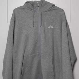 Mens Nike Club Sportswear Full Zip Hoodie